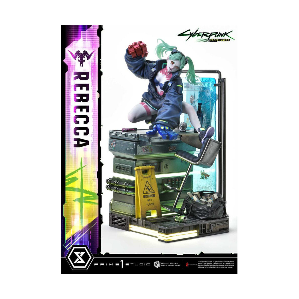 Prime 1 Studio - Cyberpunk: Edgerunners - Rebecca Versione Deluxe Bonus Serie Real Elite Masterline 1/4