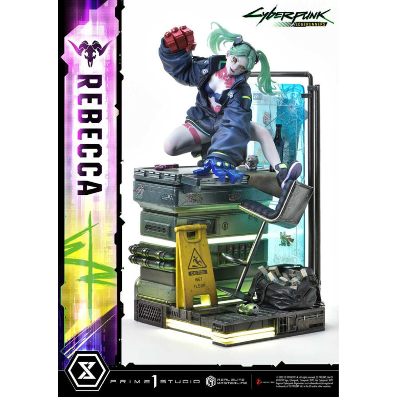 Prime 1 Studio - Cyberpunk: Edgerunners - Rebecca Versione Deluxe Bonus Serie Real Elite Masterline 1/4