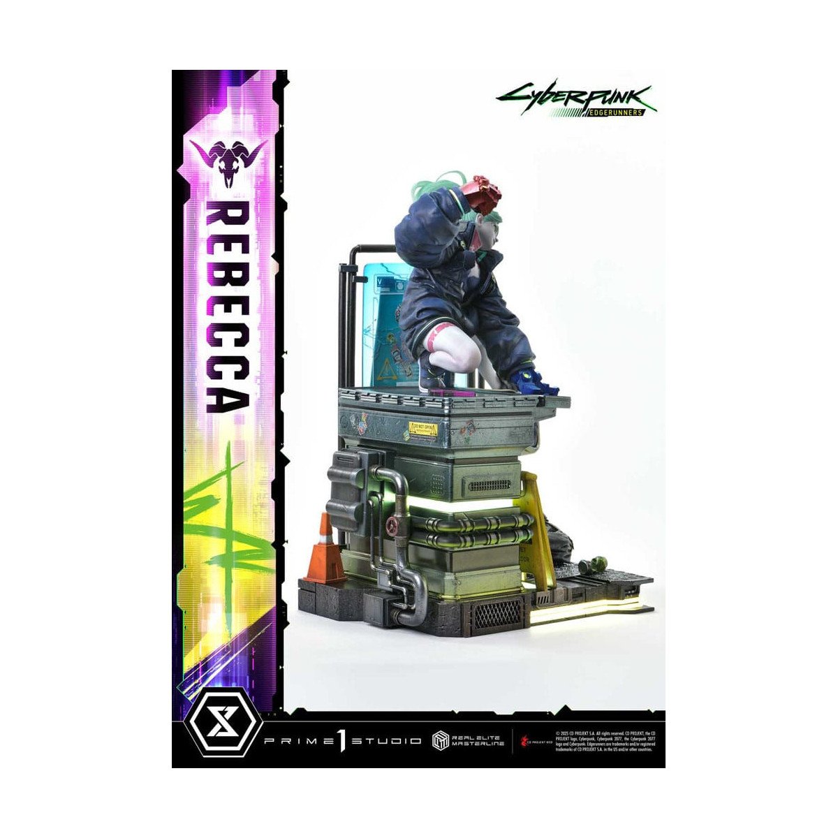 Prime 1 Studio - Cyberpunk: Edgerunners - Rebecca Versione Deluxe Bonus Serie Real Elite Masterline 1/4