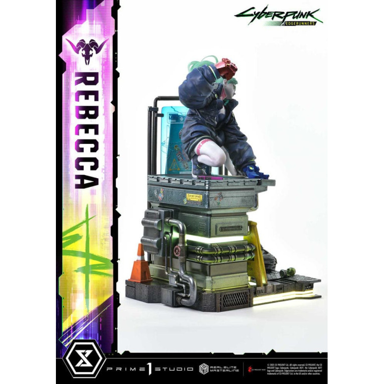 Prime 1 Studio - Cyberpunk: Edgerunners - Rebecca Versione Deluxe Bonus Serie Real Elite Masterline 1/4