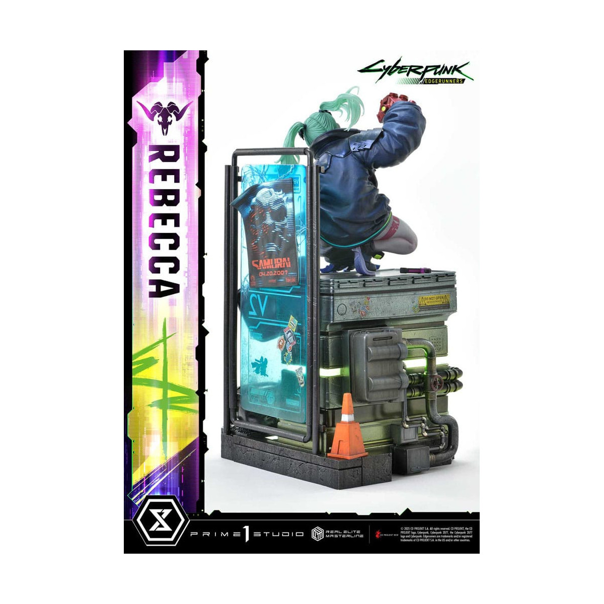 Prime 1 Studio - Cyberpunk: Edgerunners - Rebecca Versione Deluxe Bonus Serie Real Elite Masterline 1/4