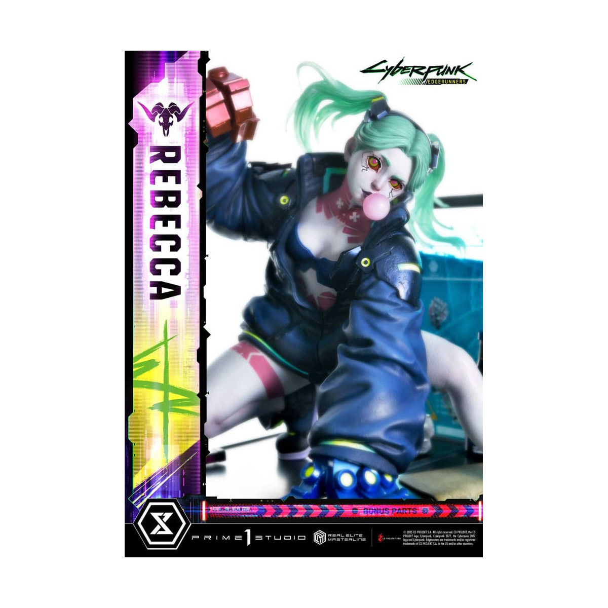 Prime 1 Studio - Cyberpunk: Edgerunners - Rebecca Versione Deluxe Bonus Serie Real Elite Masterline 1/4