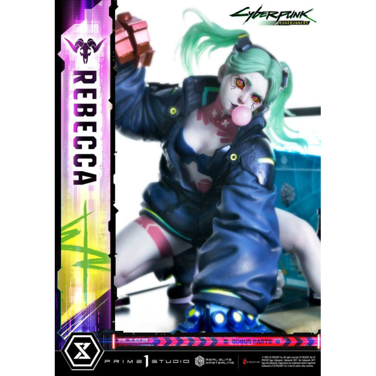 Prime 1 Studio - Cyberpunk: Edgerunners - Rebecca Versione Deluxe Bonus Serie Real Elite Masterline 1/4