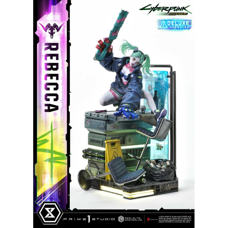 Prime 1 Studio - Cyberpunk: Edgerunners - Rebecca Versione Deluxe Bonus Serie Real Elite Masterline 1/4