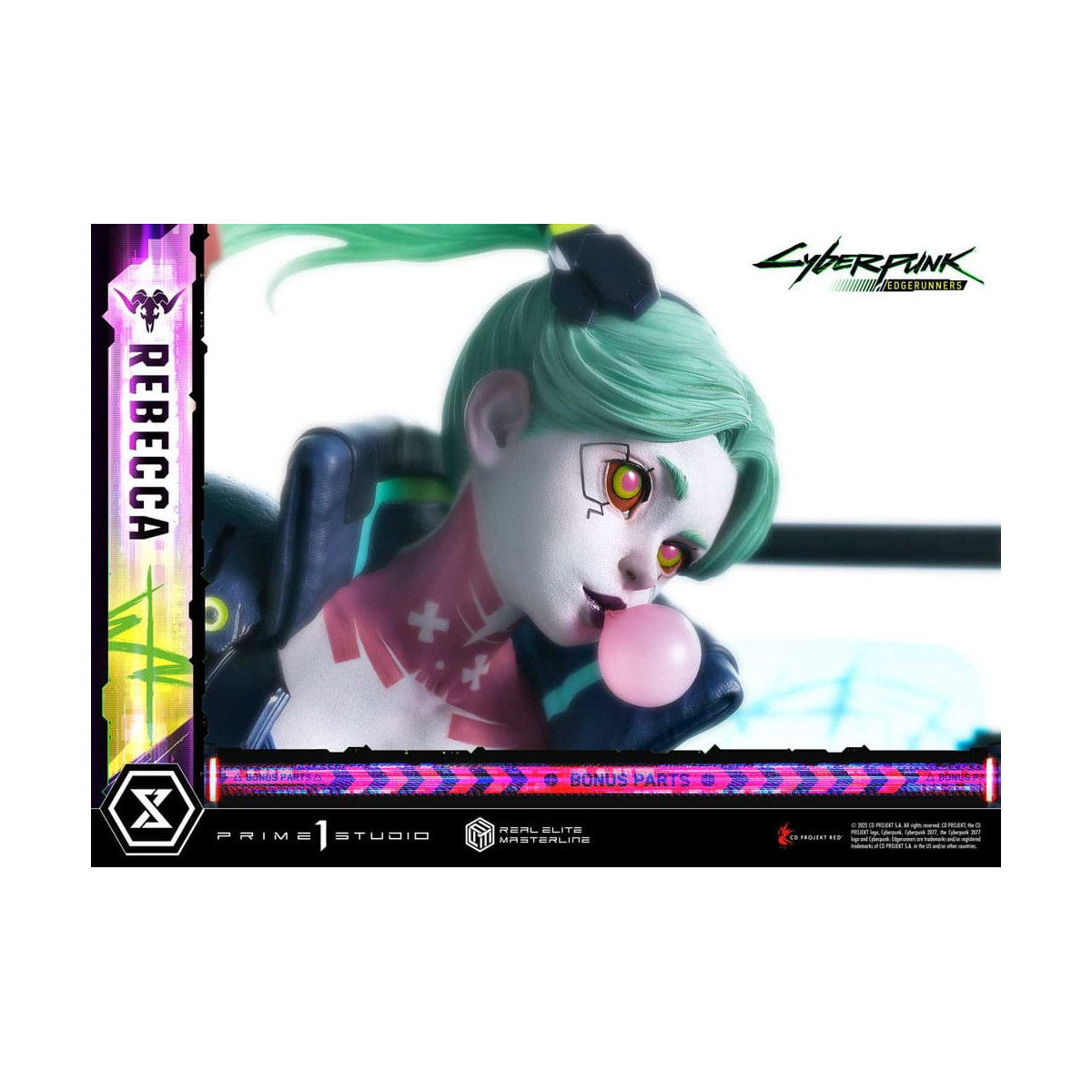 Prime 1 Studio - Cyberpunk: Edgerunners - Rebecca Versione Deluxe Bonus Serie Real Elite Masterline 1/4