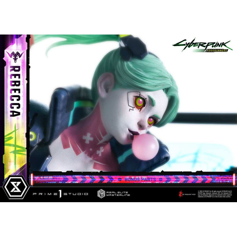 Prime 1 Studio - Cyberpunk: Edgerunners - Rebecca Versione Deluxe Bonus Serie Real Elite Masterline 1/4