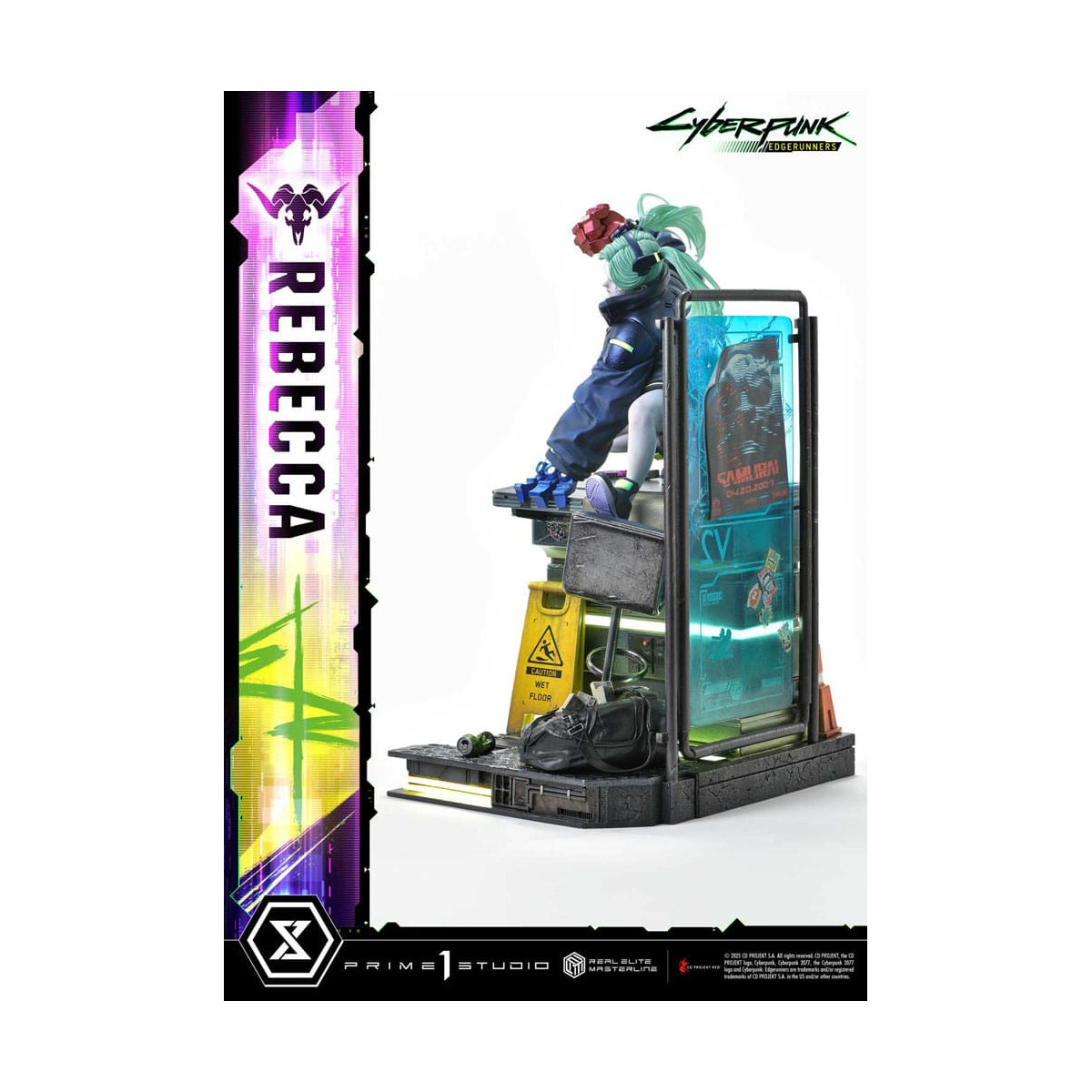Prime 1 Studio - Cyberpunk: Edgerunners - Rebecca Versione Deluxe Bonus Serie Real Elite Masterline 1/4