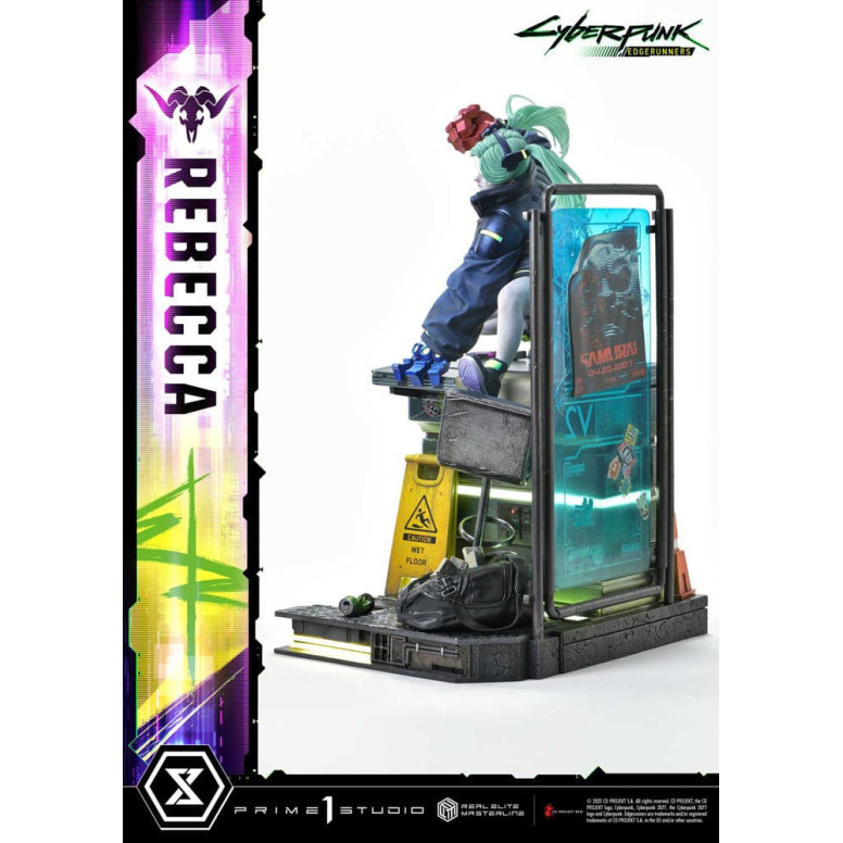 Prime 1 Studio - Cyberpunk: Edgerunners - Rebecca Versione Deluxe Bonus Serie Real Elite Masterline 1/4