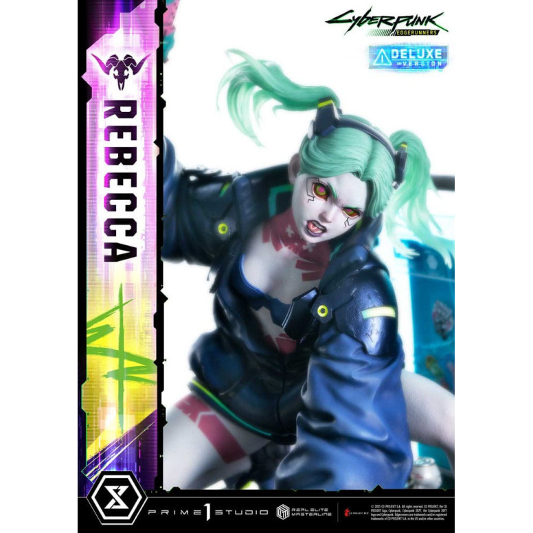Prime 1 Studio - Cyberpunk: Edgerunners - Rebecca Versione Deluxe Bonus Serie Real Elite Masterline 1/4