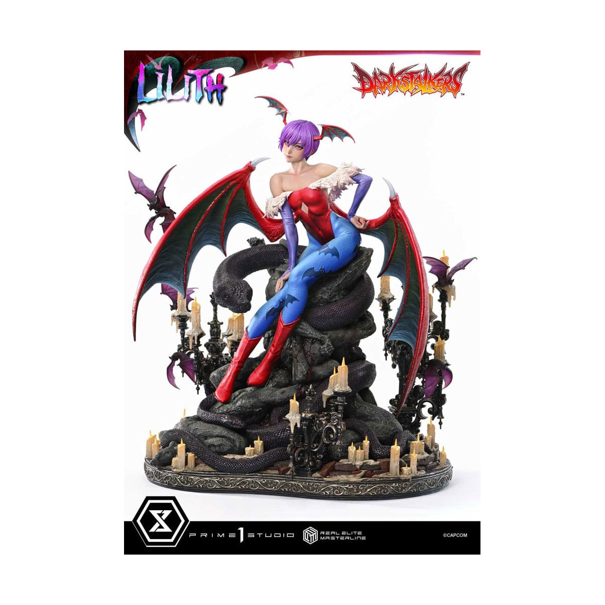 Prime 1 Studio - Darkstalkers Lilith Versione Bonus Serie Real Elite Masterline 1/4