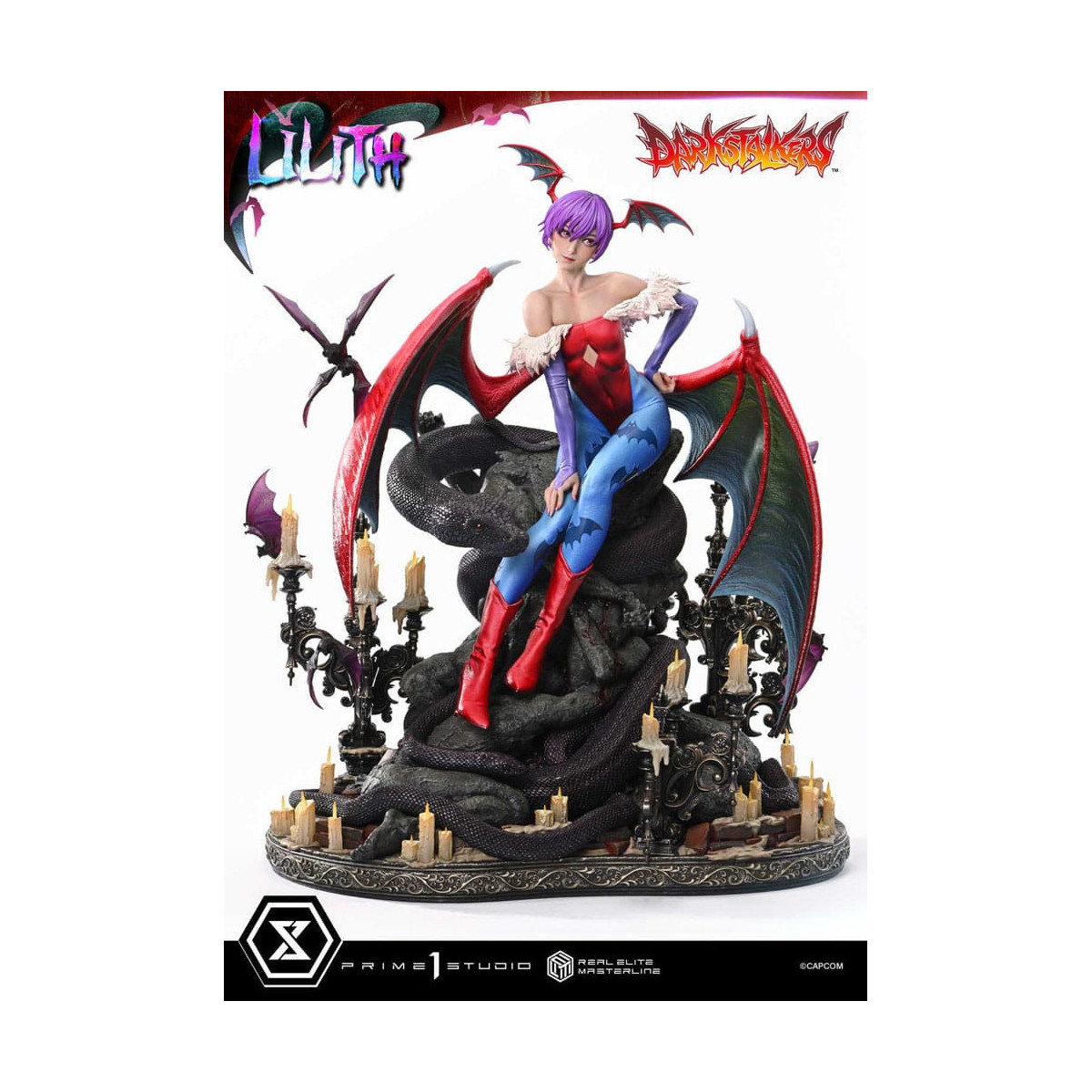 Prime 1 Studio - Darkstalkers Lilith Versione Bonus Serie Real Elite Masterline 1/4