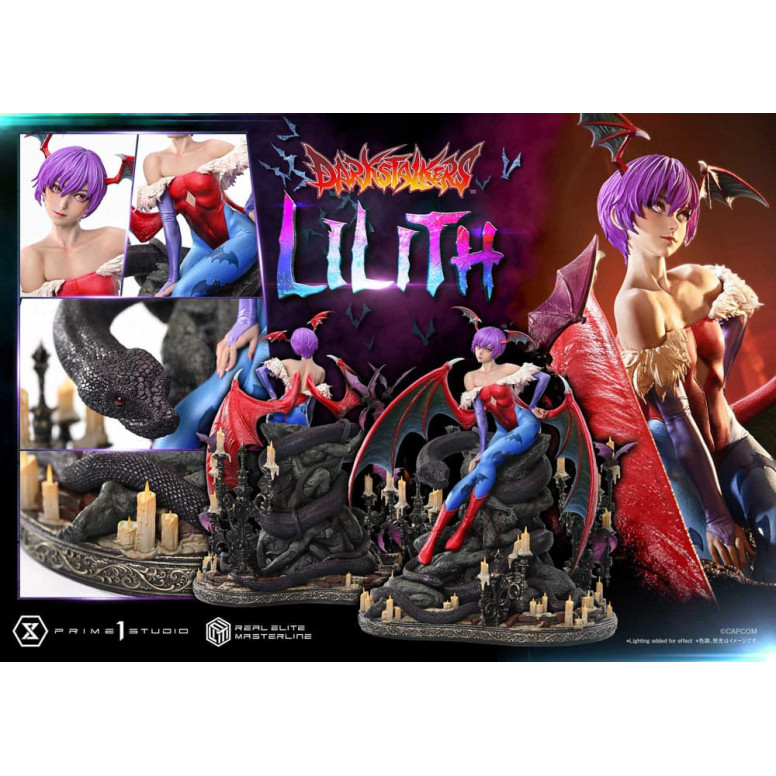 Prime 1 Studio - Darkstalkers Lilith Versione Bonus Serie Real Elite Masterline 1/4