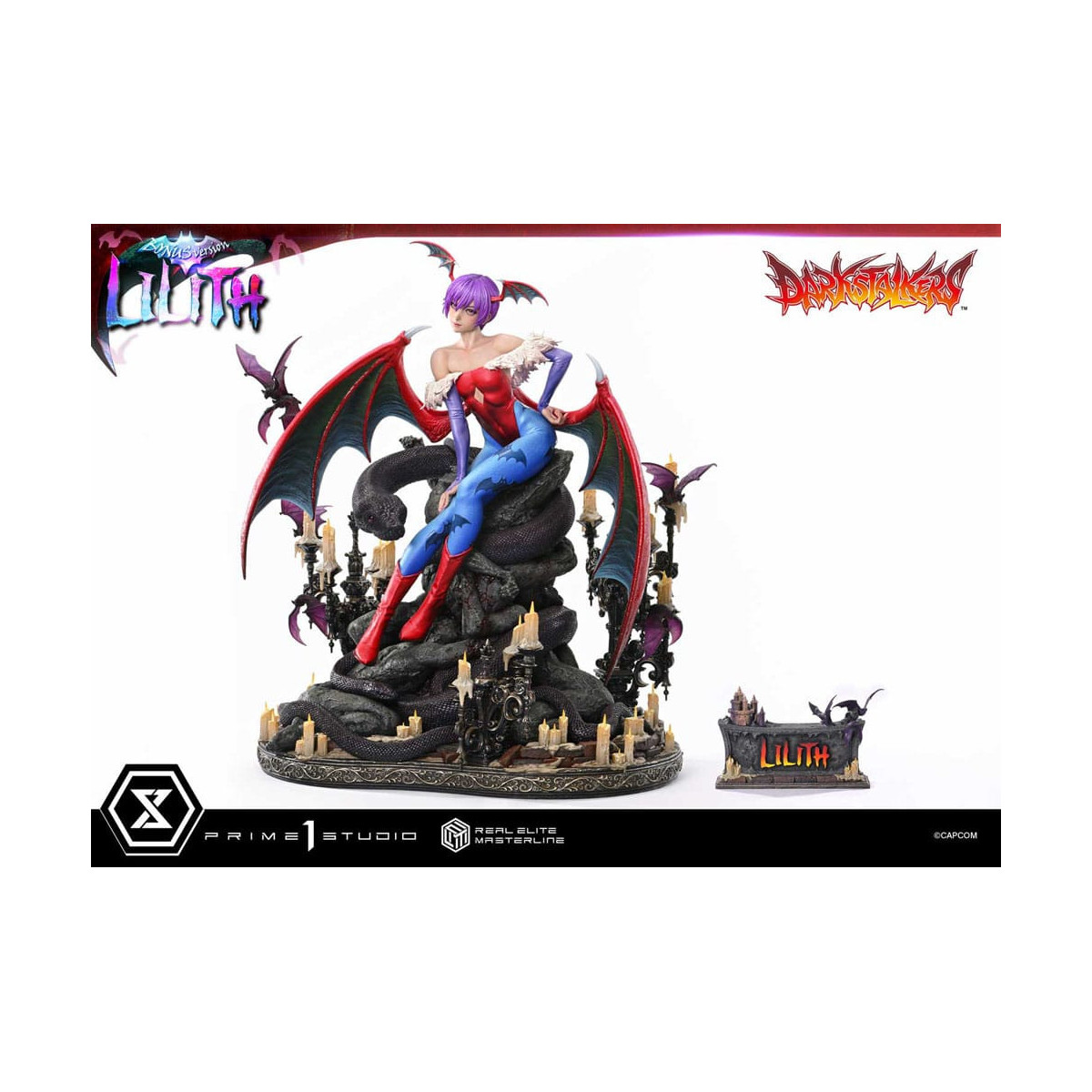 Prime 1 Studio - Darkstalkers Lilith Versione Bonus Serie Real Elite Masterline 1/4