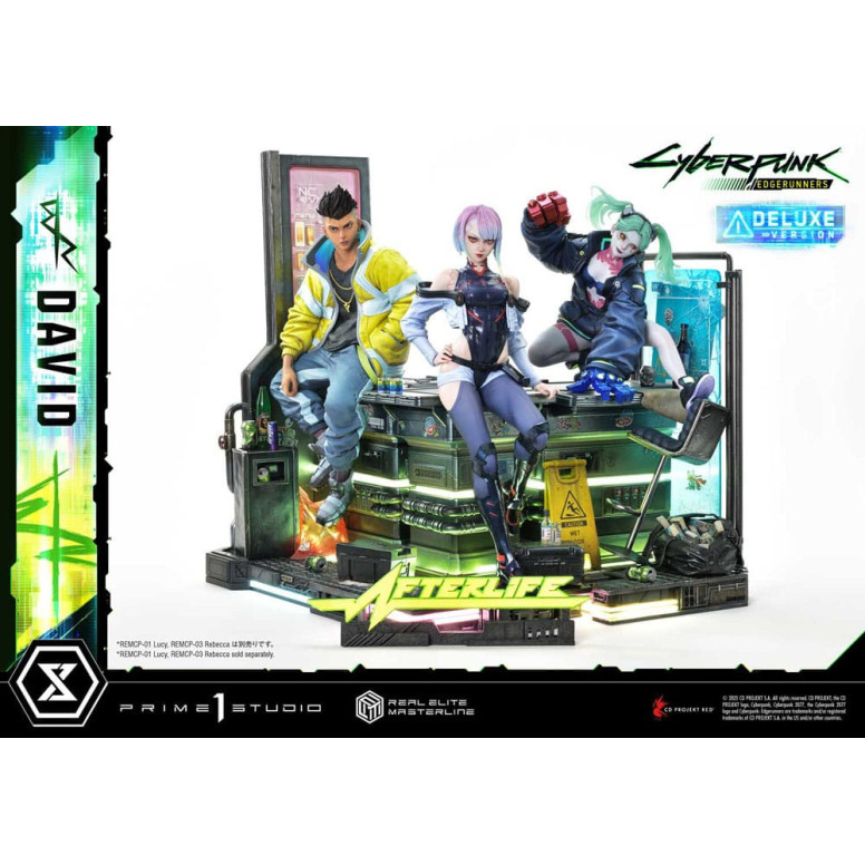 Prime 1 Studio - Cyberpunk: Edgerunners - David Deluxe Versione Bonus Serie Real Elite Masterline 1/4