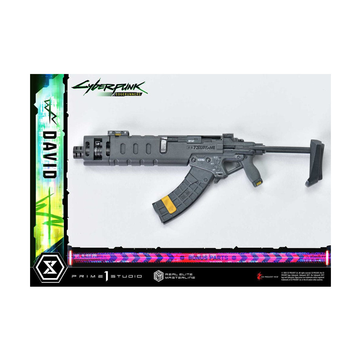 Prime 1 Studio - Cyberpunk: Edgerunners - David Deluxe Versione Bonus Serie Real Elite Masterline 1/4