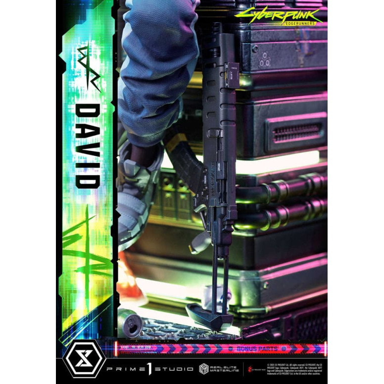 Prime 1 Studio - Cyberpunk: Edgerunners - David Deluxe Versione Bonus Serie Real Elite Masterline 1/4