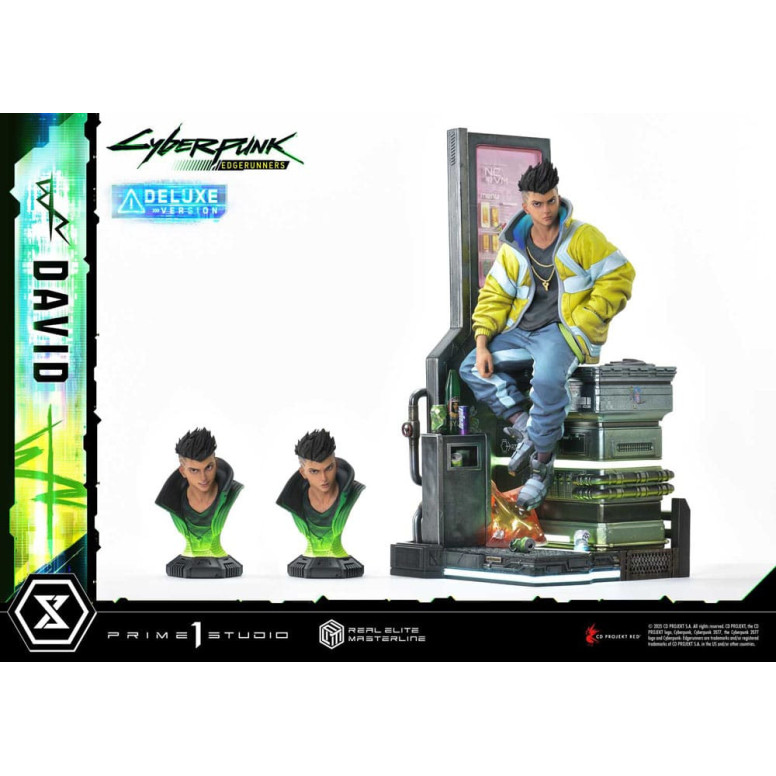 Prime 1 Studio - Cyberpunk: Edgerunners - David Deluxe Versione Bonus Serie Real Elite Masterline 1/4