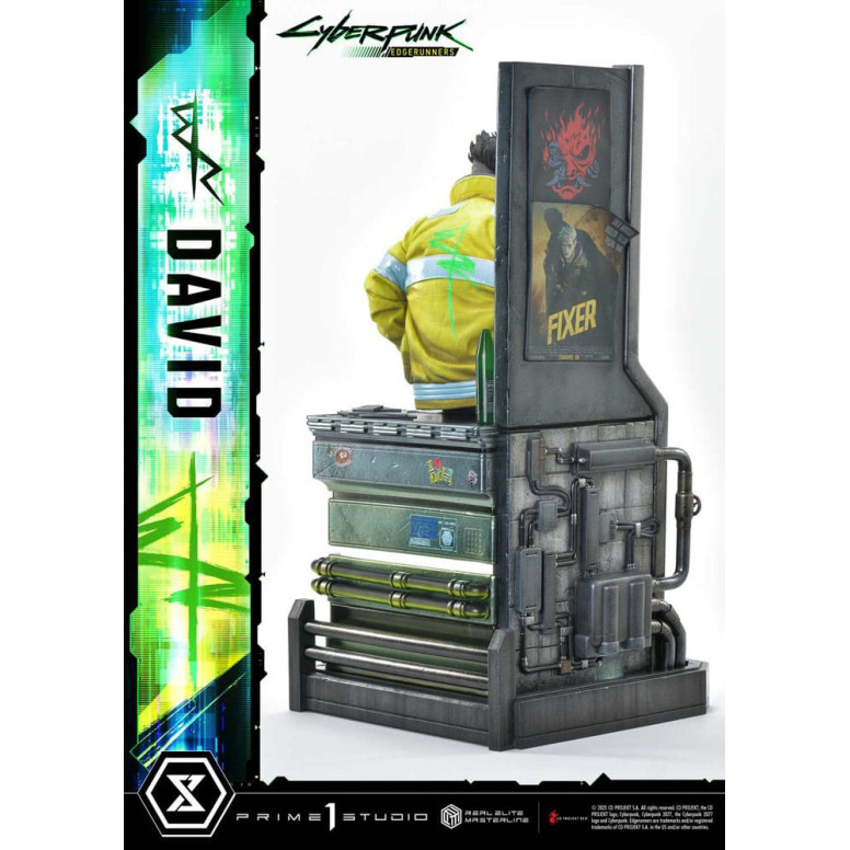 Prime 1 Studio - Cyberpunk: Edgerunners - David Deluxe Versione Bonus Serie Real Elite Masterline 1/4