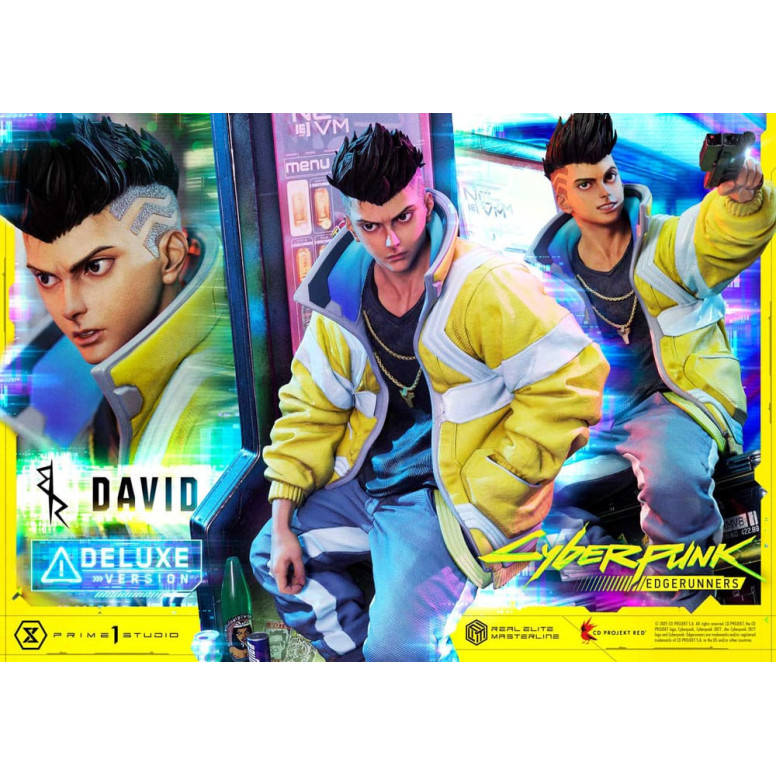 Prime 1 Studio - Cyberpunk: Edgerunners - David Deluxe Versione Bonus Serie Real Elite Masterline 1/4