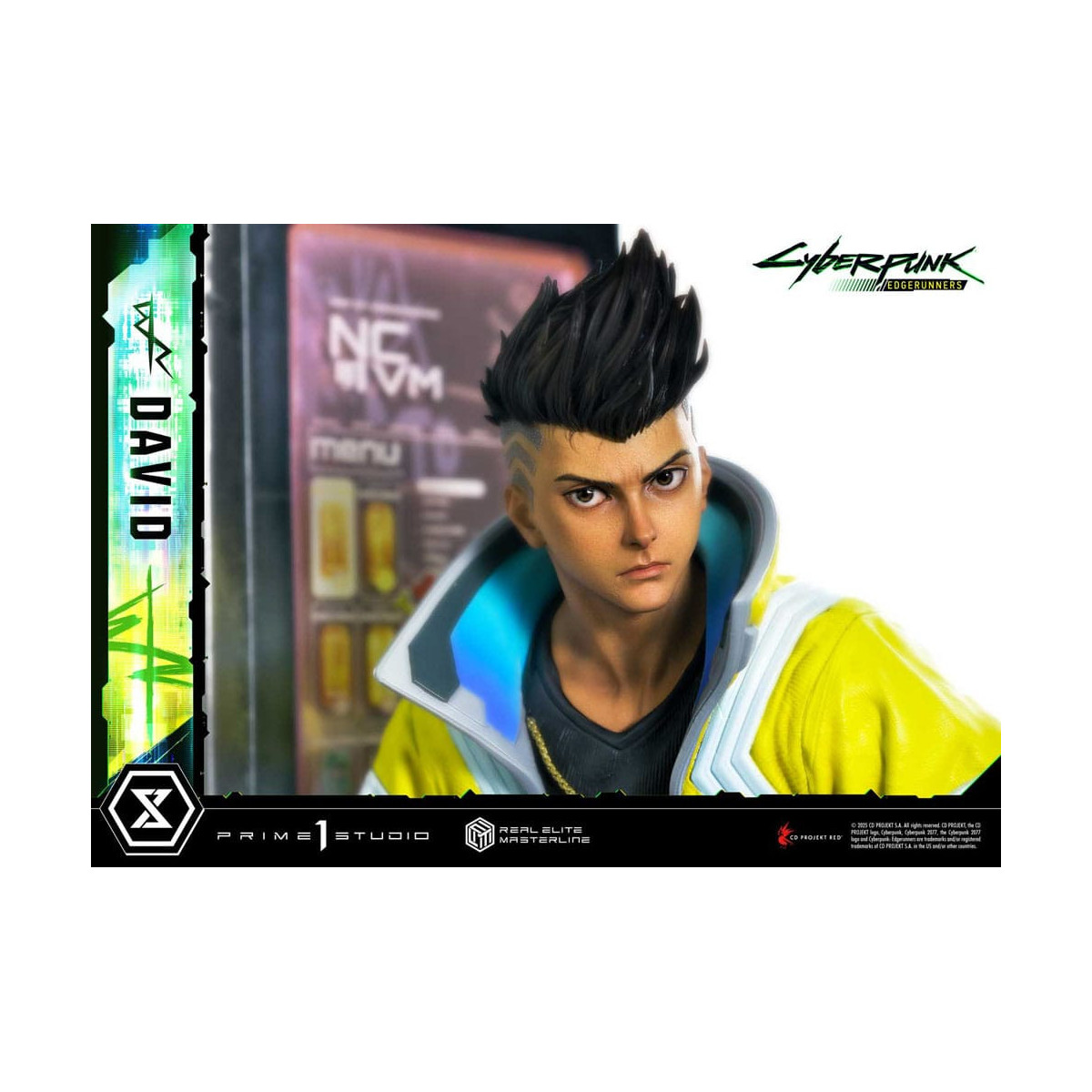 Prime 1 Studio - Cyberpunk: Edgerunners - David Deluxe Versione Bonus Serie Real Elite Masterline 1/4