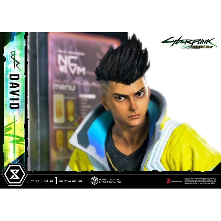 Prime 1 Studio - Cyberpunk: Edgerunners - David Deluxe Versione Bonus Serie Real Elite Masterline 1/4
