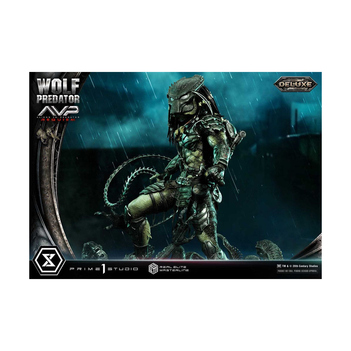 Prime 1 Studio - Alien vs. Predator Requiem - Wolf Predator Deluxe Bonus Ver. Serie Masterline Real Elite 1/3