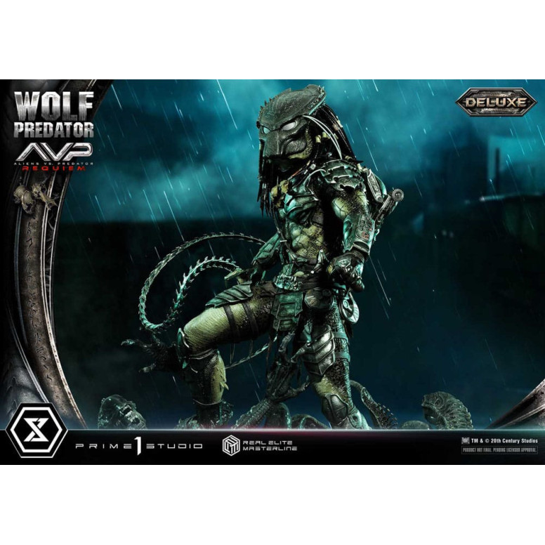 Prime 1 Studio - Alien vs. Predator Requiem - Wolf Predator Deluxe Bonus Ver. Serie Masterline Real Elite 1/3