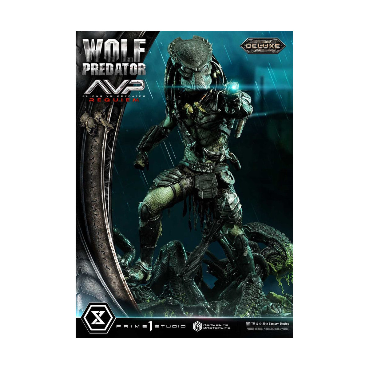 Prime 1 Studio - Alien vs. Predator Requiem - Wolf Predator Deluxe Bonus Ver. Serie Masterline Real Elite 1/3