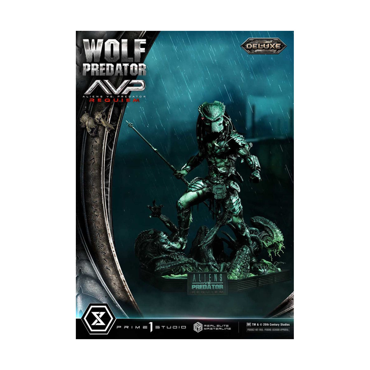 Prime 1 Studio - Alien vs. Predator Requiem - Wolf Predator Deluxe Bonus Ver. Serie Masterline Real Elite 1/3