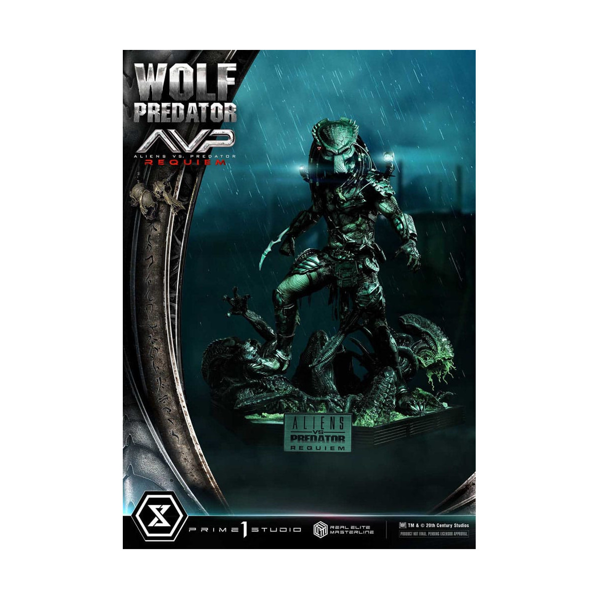 Prime 1 Studio - Alien vs. Predator Requiem - Wolf Predator Deluxe Bonus Ver. Serie Masterline Real Elite 1/3