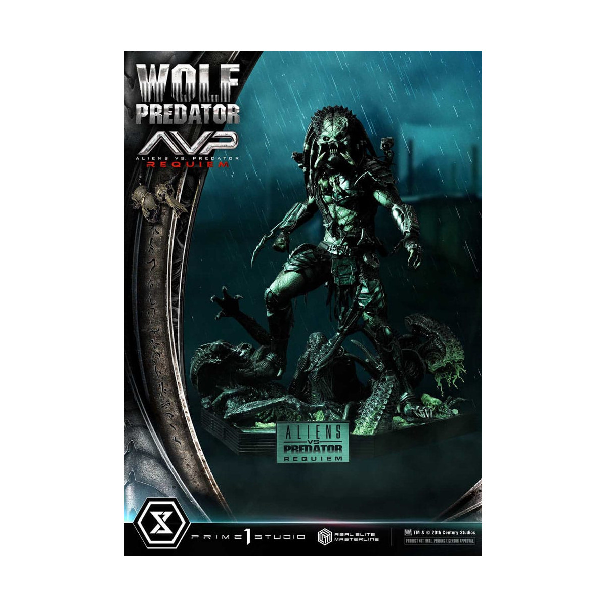 Prime 1 Studio - Alien vs. Predator Requiem - Wolf Predator Deluxe Bonus Ver. Serie Masterline Real Elite 1/3