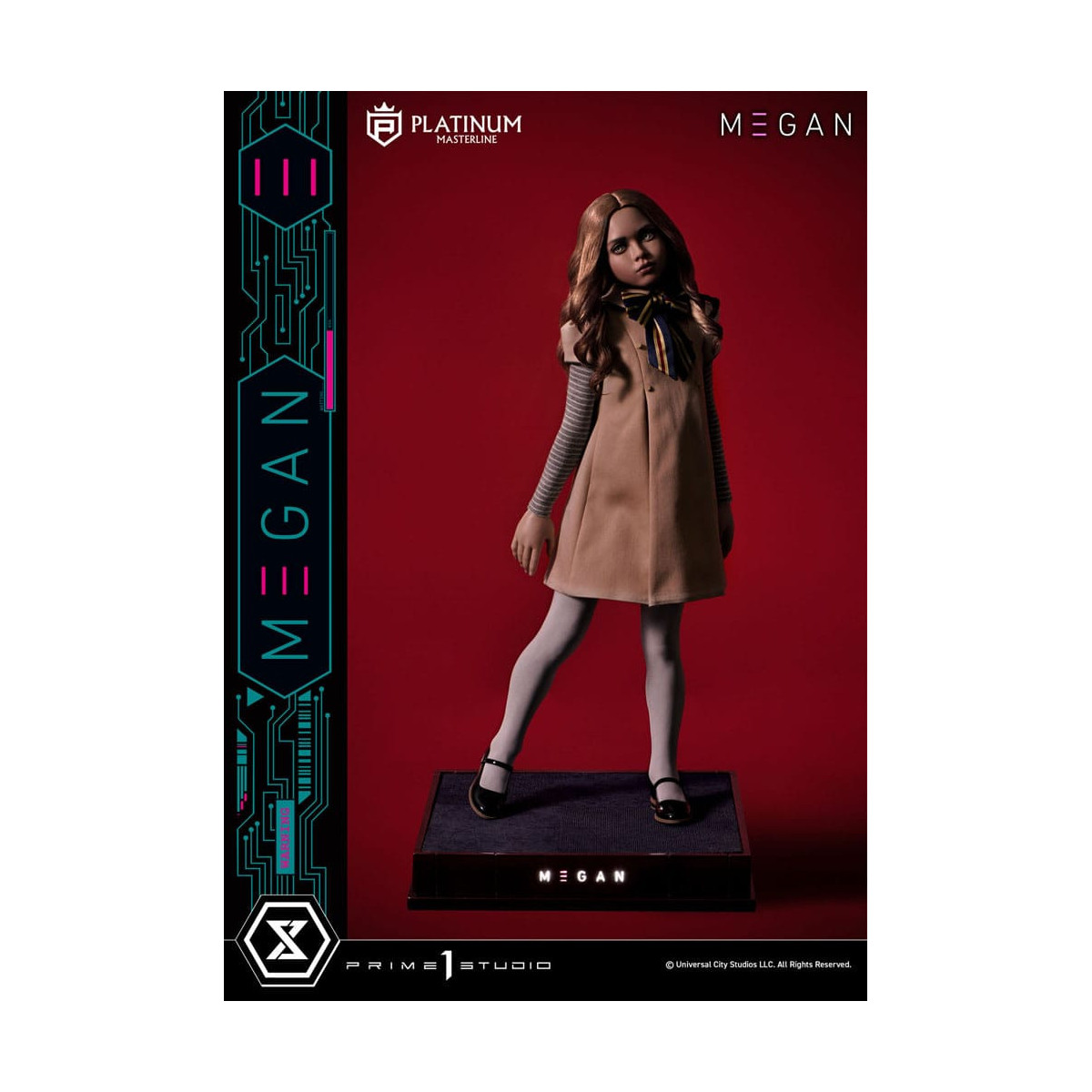 Prime 1 Studio - M3GAN - Megan Bonus Ver. Platino Masterline Serie 1/3