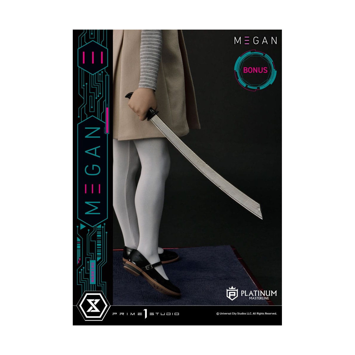 Prime 1 Studio - M3GAN - Megan Bonus Ver. Platino Masterline Serie 1/3