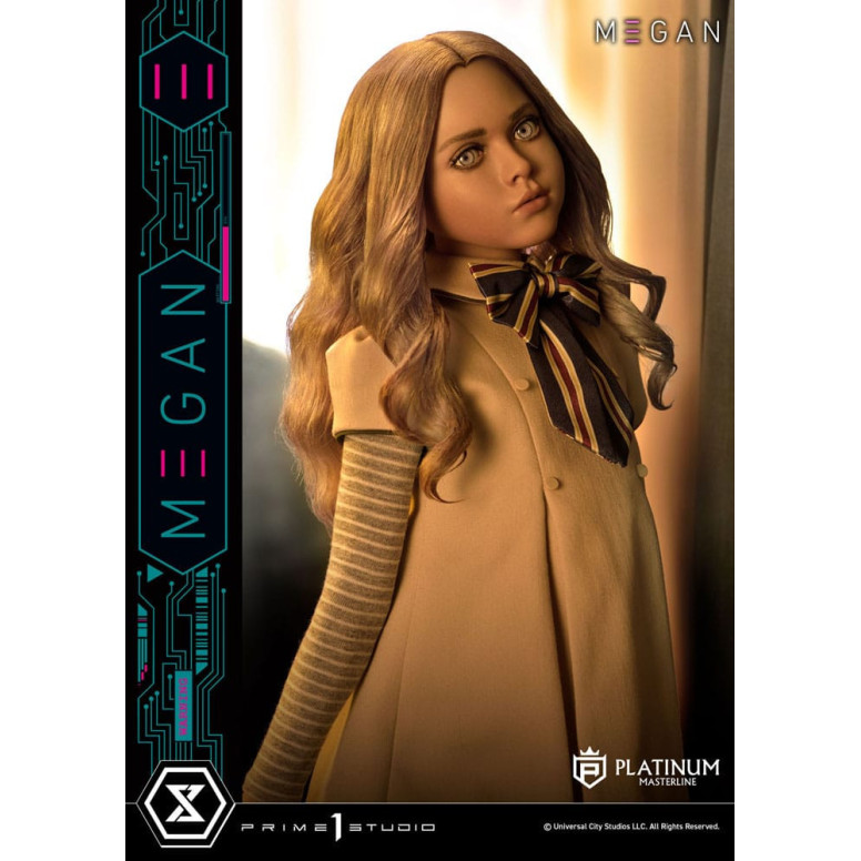 Prime 1 Studio - M3GAN - Megan Bonus Ver. Platino Masterline Serie 1/3