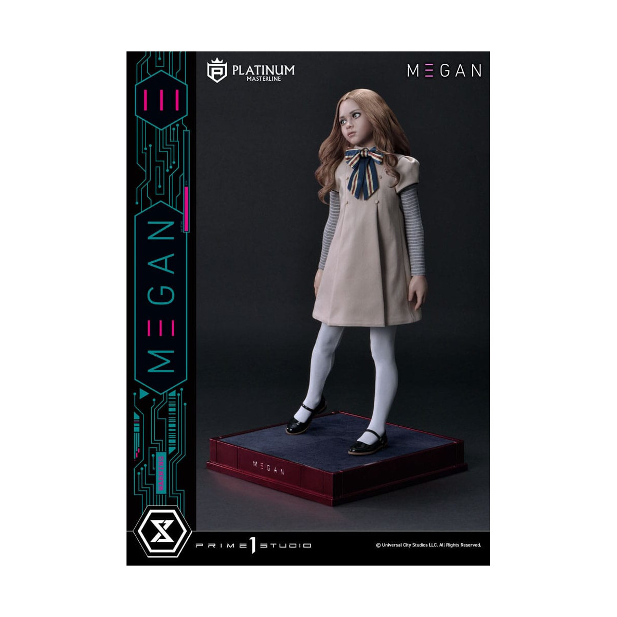 Prime 1 Studio - M3GAN - Megan Bonus Ver. Platino Masterline Serie 1/3
