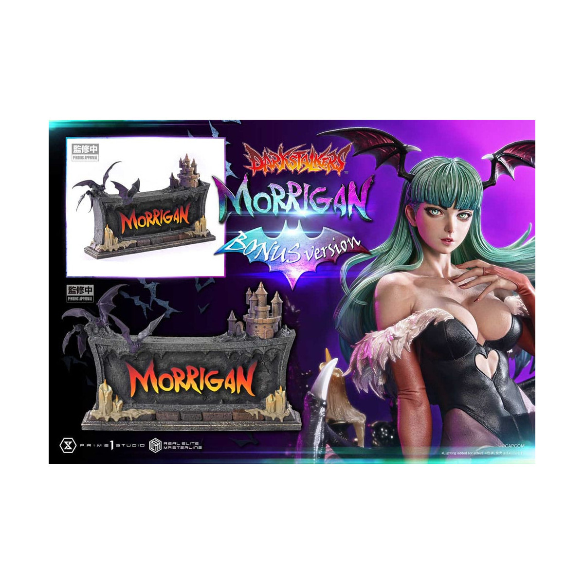 Prime 1 Studio - Darkstalkers Morrigan Versione Bonus Serie Real Elite Masterline 1/4