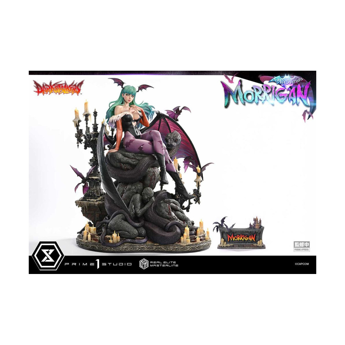 Prime 1 Studio - Darkstalkers Morrigan Versione Bonus Serie Real Elite Masterline 1/4