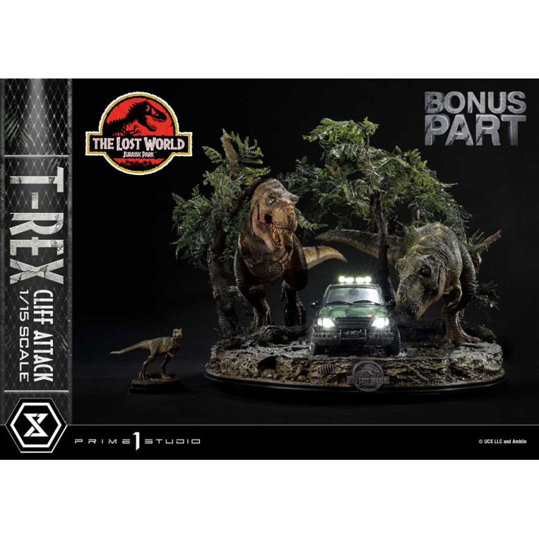 Prime 1 Studio - Jurassic Park il mondo perduto - Versione bonus dell'attacco alle scogliere Legacy Museum Collection 1/15