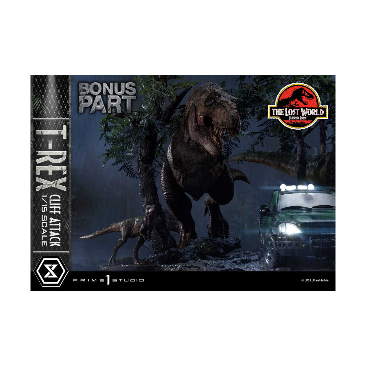 Prime 1 Studio - Jurassic Park il mondo perduto - Versione bonus dell'attacco alle scogliere Legacy Museum Collection 1/15