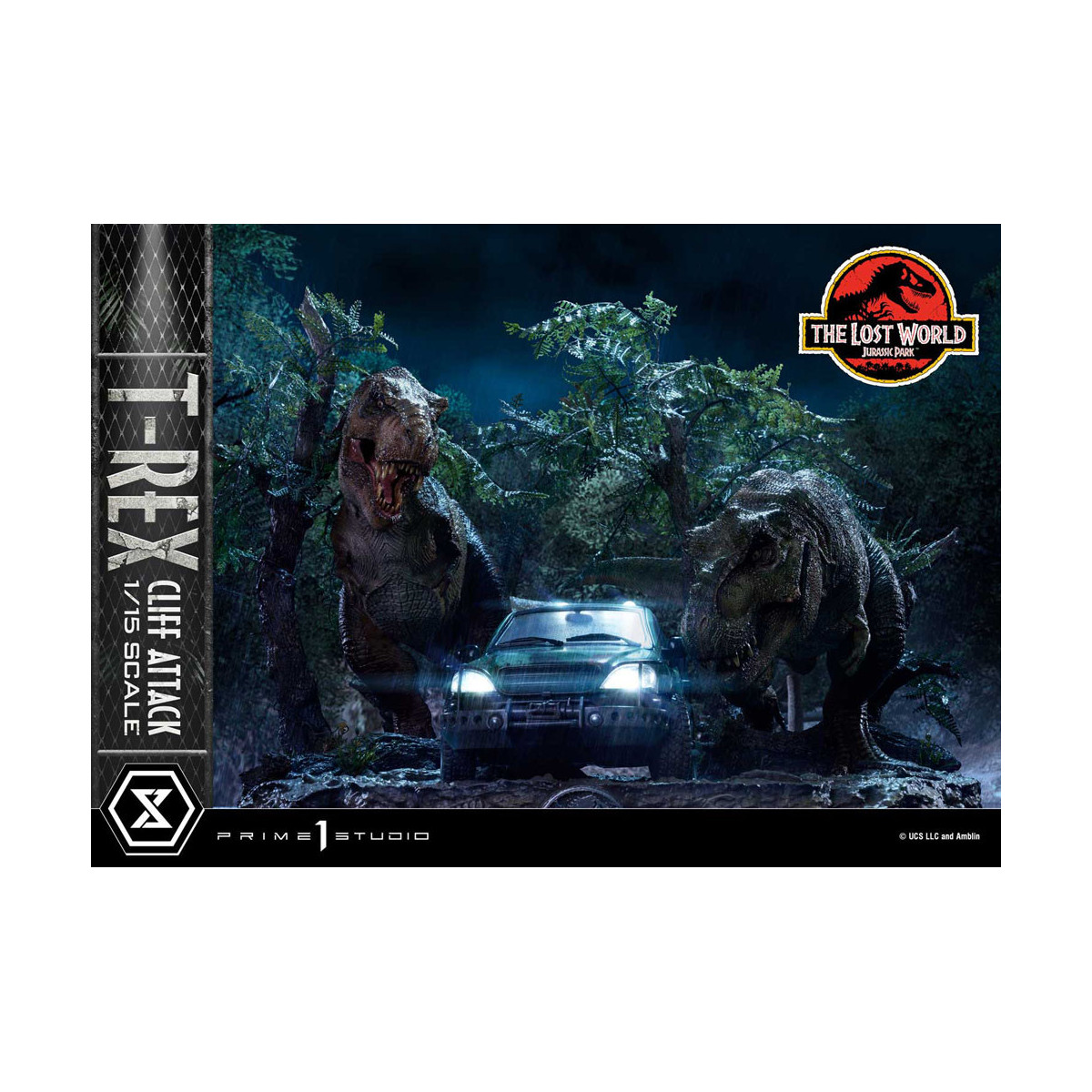 Prime 1 Studio - Jurassic Park il mondo perduto - Versione bonus dell'attacco alle scogliere Legacy Museum Collection 1/15