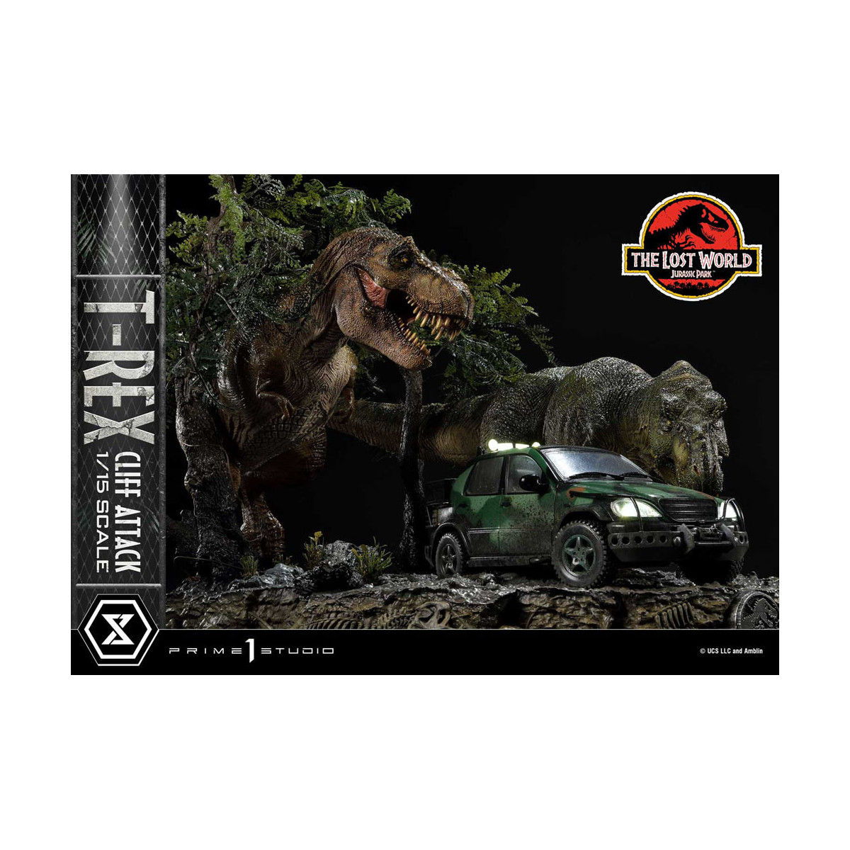 Prime 1 Studio - Jurassic Park il mondo perduto - Versione bonus dell'attacco alle scogliere Legacy Museum Collection 1/15