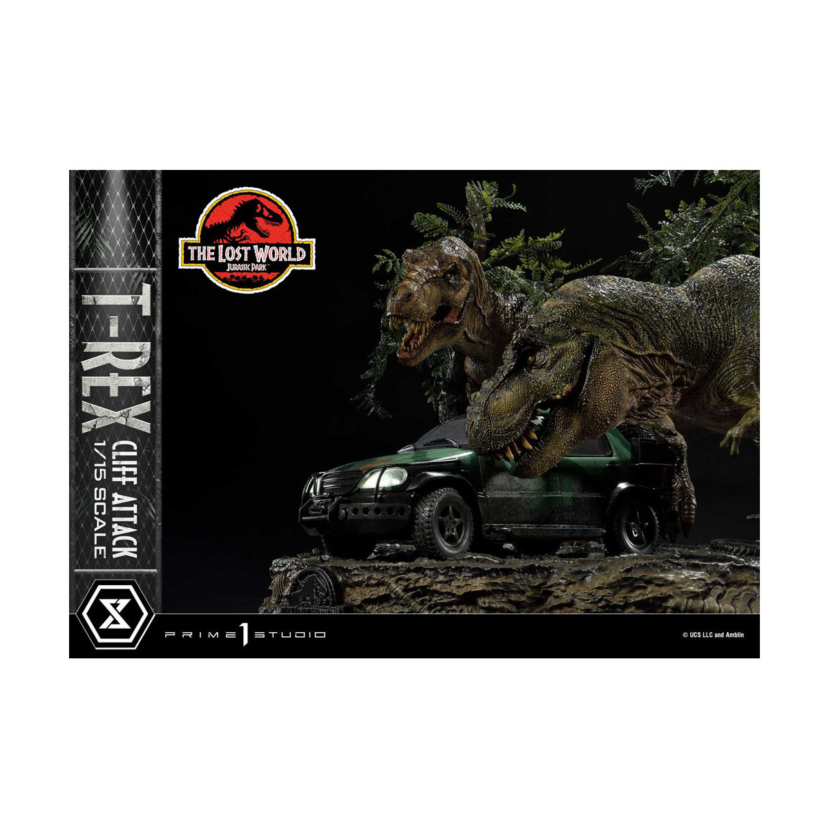 Prime 1 Studio - Jurassic Park il mondo perduto - Versione bonus dell'attacco alle scogliere Legacy Museum Collection 1/15