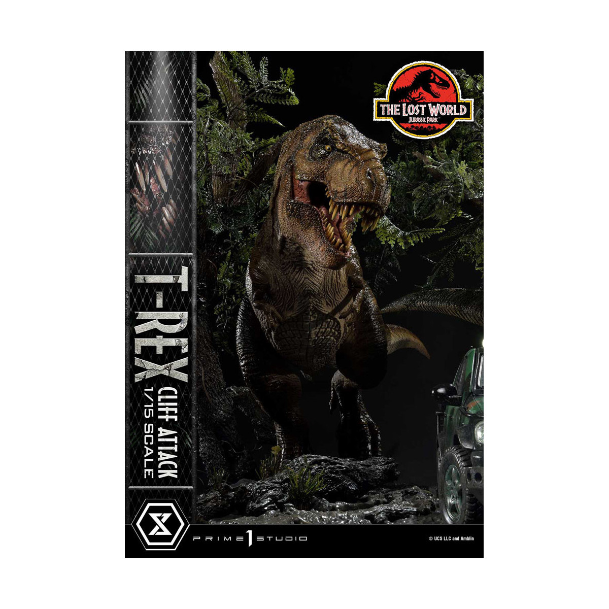 Prime 1 Studio - Jurassic Park il mondo perduto - Versione bonus dell'attacco alle scogliere Legacy Museum Collection 1/15