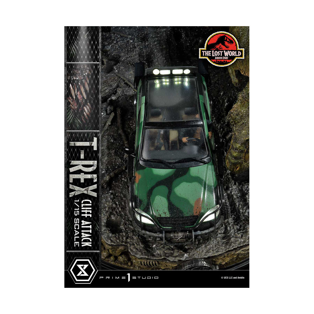 Prime 1 Studio - Jurassic Park il mondo perduto - Versione bonus dell'attacco alle scogliere Legacy Museum Collection 1/15