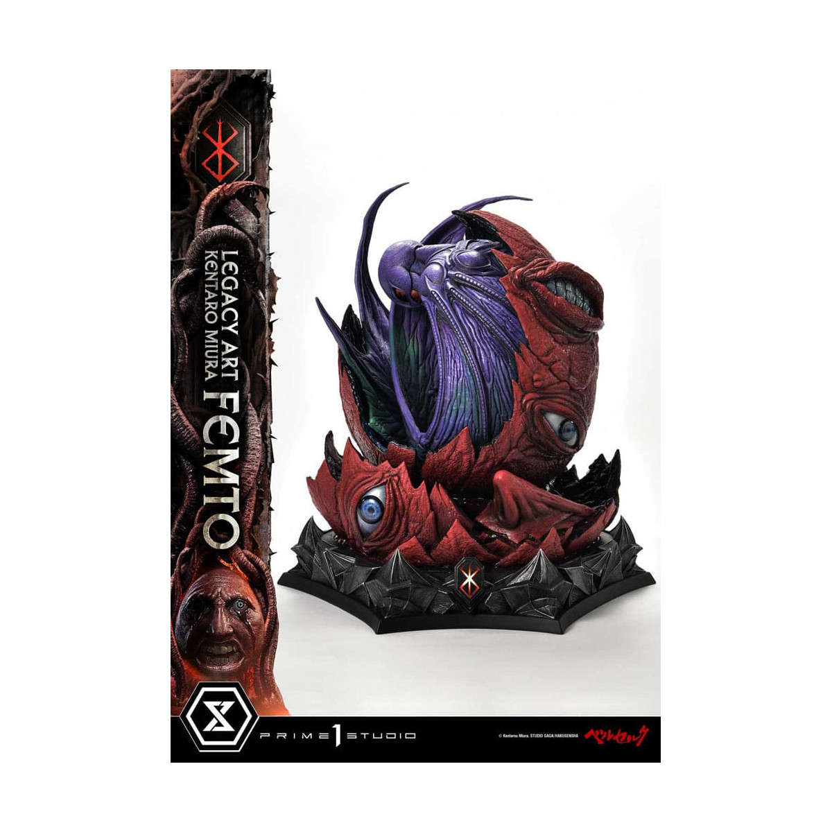 Prime 1 Studio Berserk - Statua di Kentaro Miura Legacy Art Berserker FEMTO versione bonus in scala 1/6