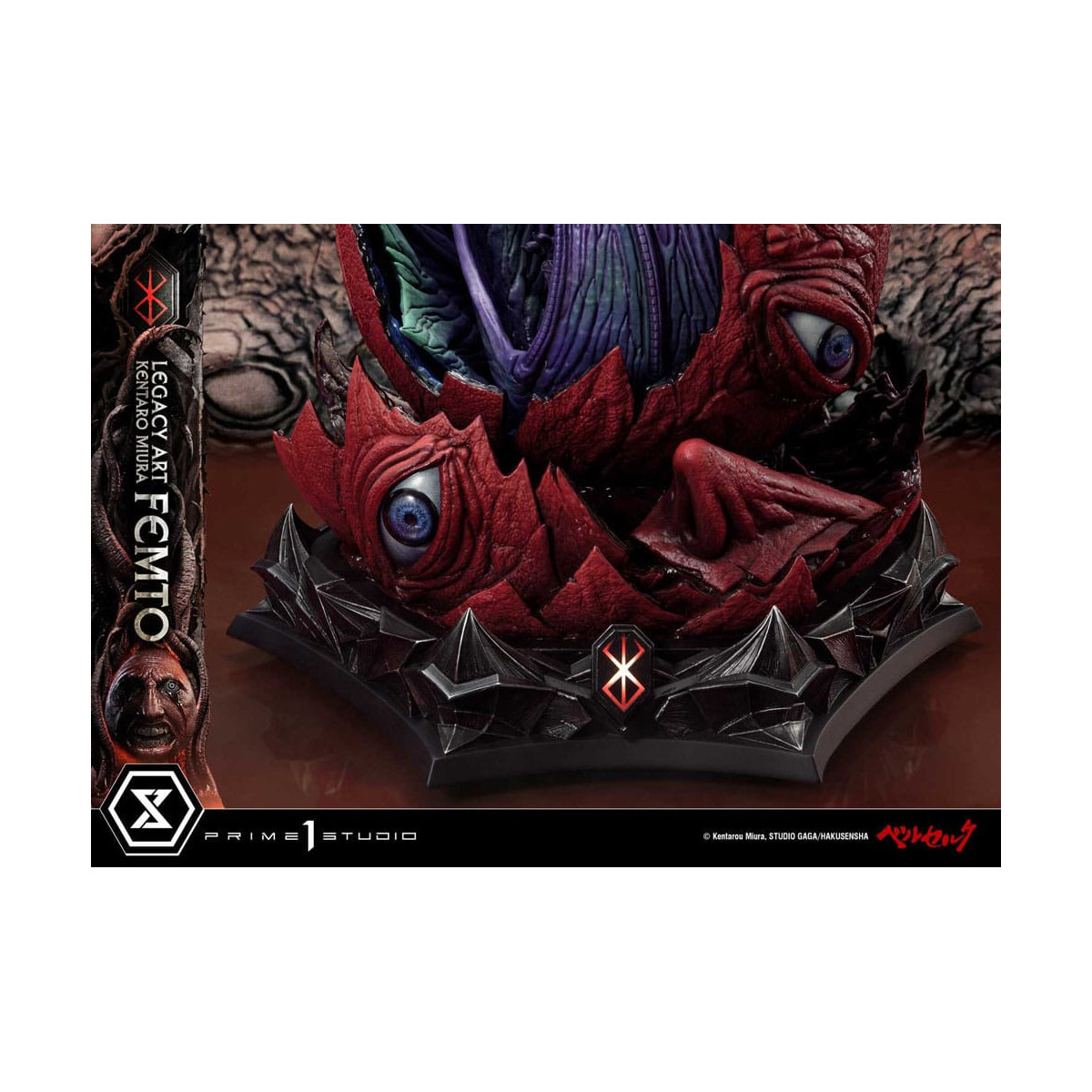 Prime 1 Studio Berserk - Statua di Kentaro Miura Legacy Art Berserker FEMTO versione bonus in scala 1/6