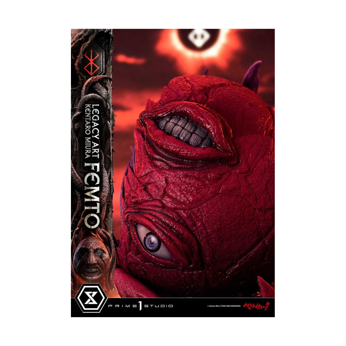 Prime 1 Studio Berserk - Statua di Kentaro Miura Legacy Art Berserker FEMTO versione bonus in scala 1/6