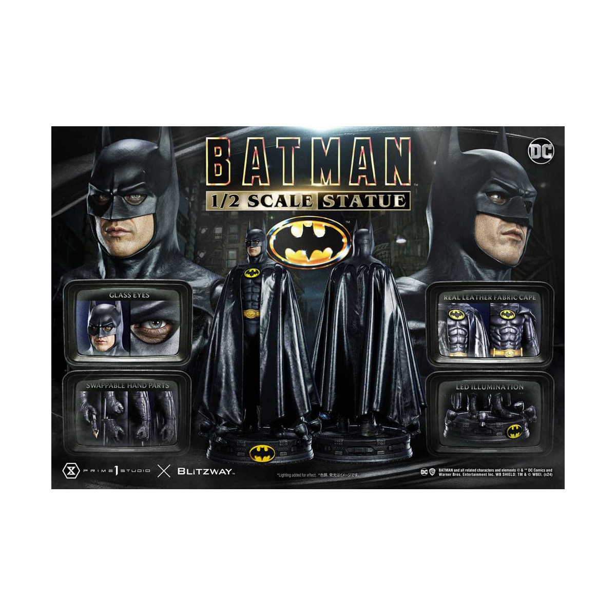 Ricompensa 1 - Statua BATMAN 1/2 - Batman (1989)
