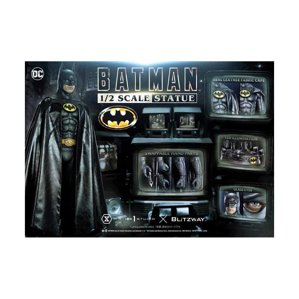 Ricompensa 1 - Statua BATMAN 1/2 - Batman (1989)