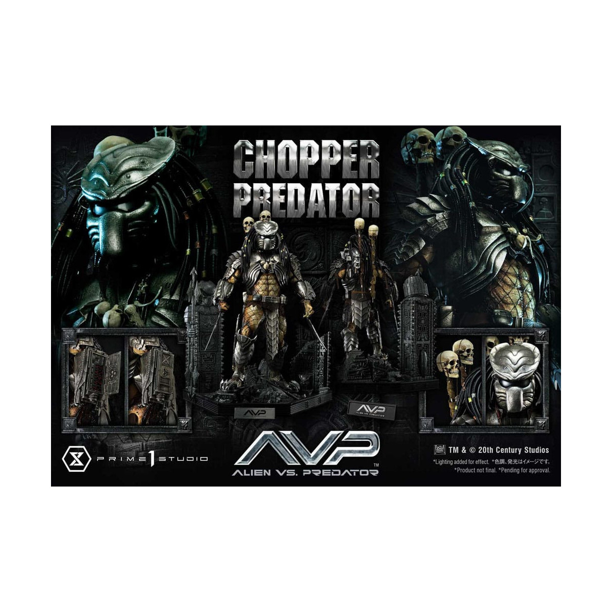 Prime 1 Studio - Alien vs. Predator - Chopper Predator Museum Masterline Series 1/3